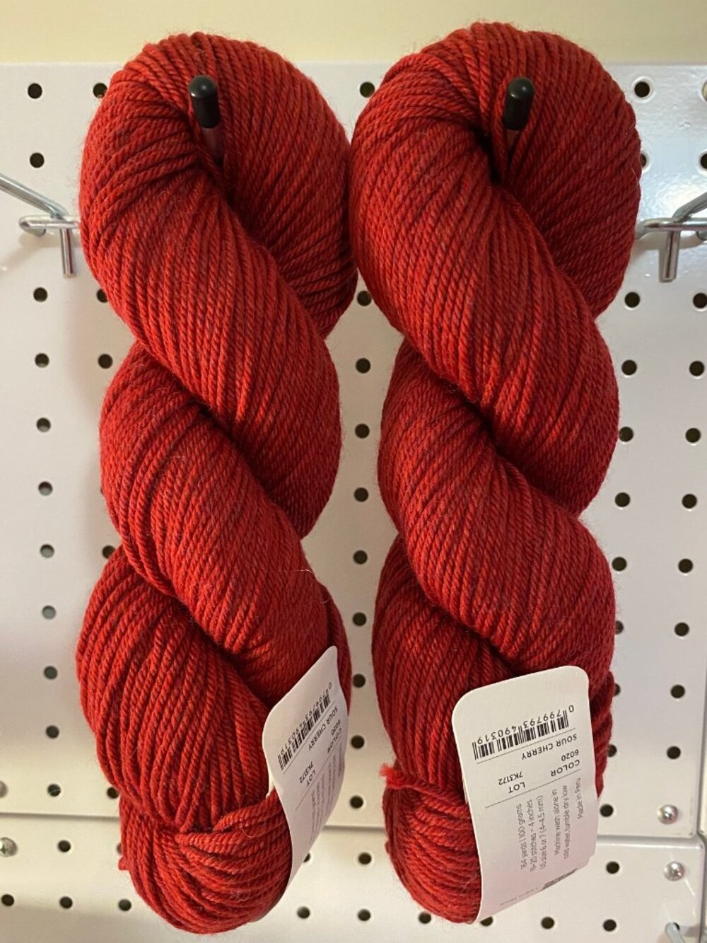 Purl Soho Daily Wool Worsted Yarn | 2 Skeins | Sour Cherry